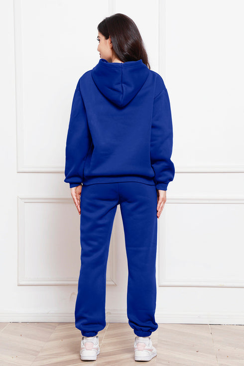 'Sarah' Long Sleeve Hoodie and Pants Set - Celes Fashion